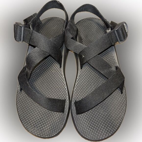 Chaco Z Cloud Black Jacquard Sandal Mens Size 9 - Picture 1 of 5